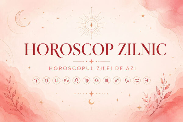 Horoscop zilnic cu simboluri zodiacale decorative
