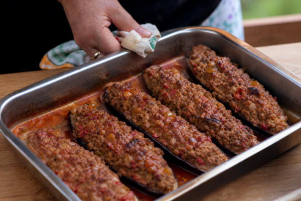 Vinete umplute cu carne și legume: rețetă simplă